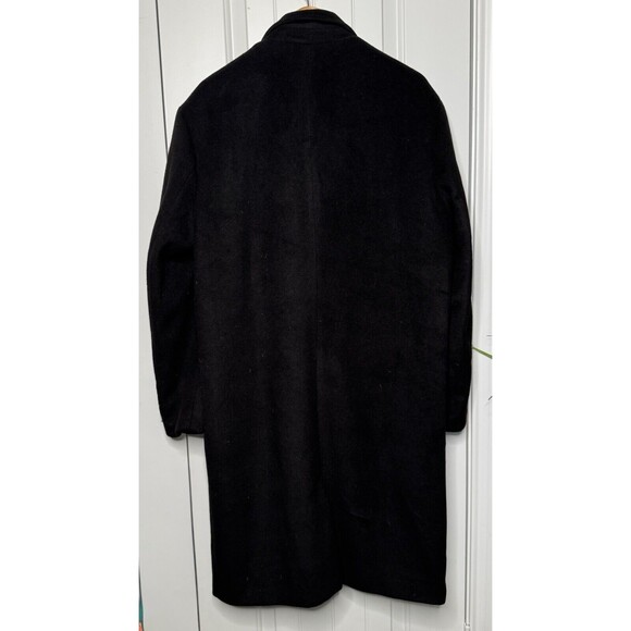 FASHION NOVA MEN’S Long Black Coat SIZE M - Picture 3 of 6